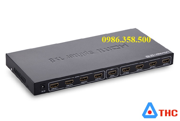 Bộ chia HDMI 8 cổng Ugreen Chính Hãng